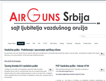 Tablet Screenshot of airguns-srbija.com